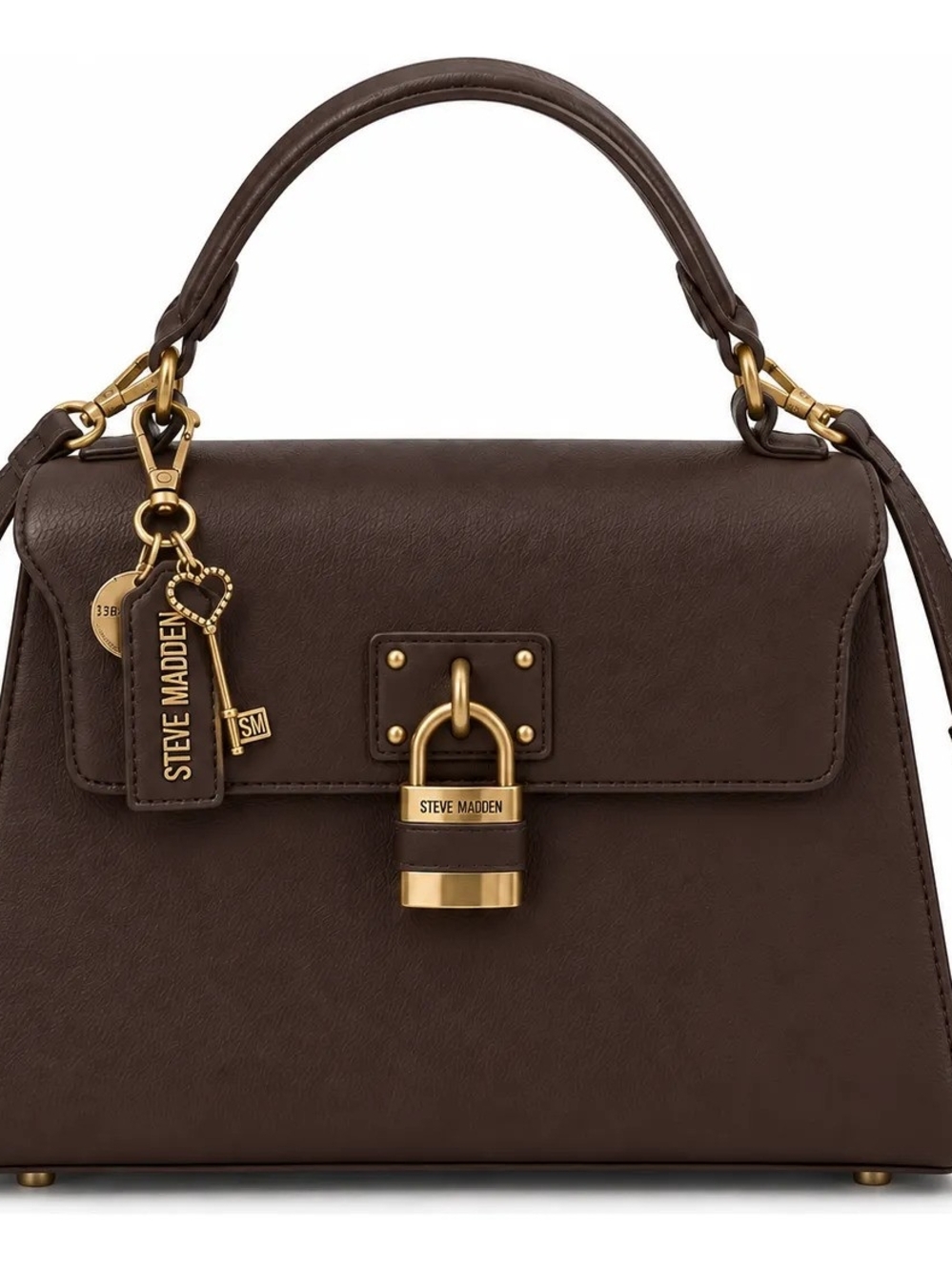 Steve Madden Lock Crossbody Handbag